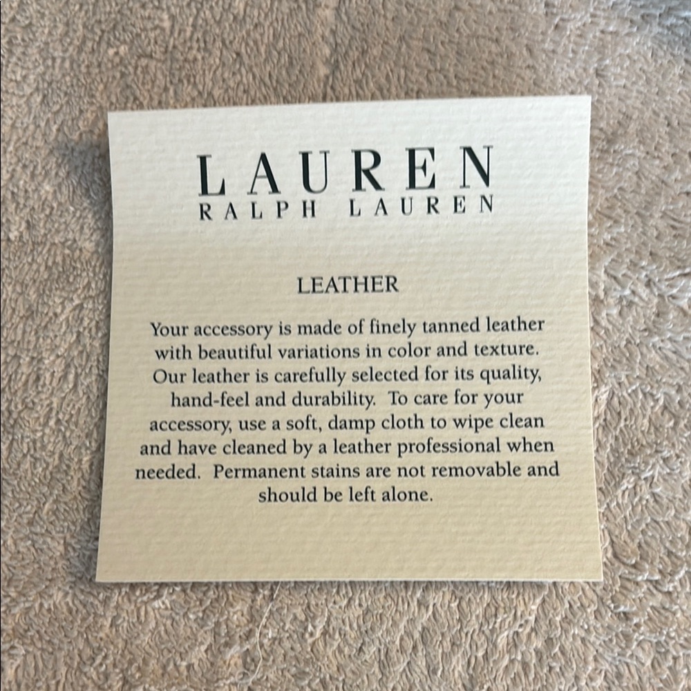 Lauren Ralph Lauren Black Leather Satchel - Picture 9 of 12